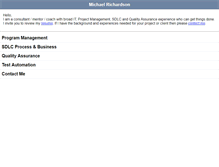 Tablet Screenshot of michael-richardson.com